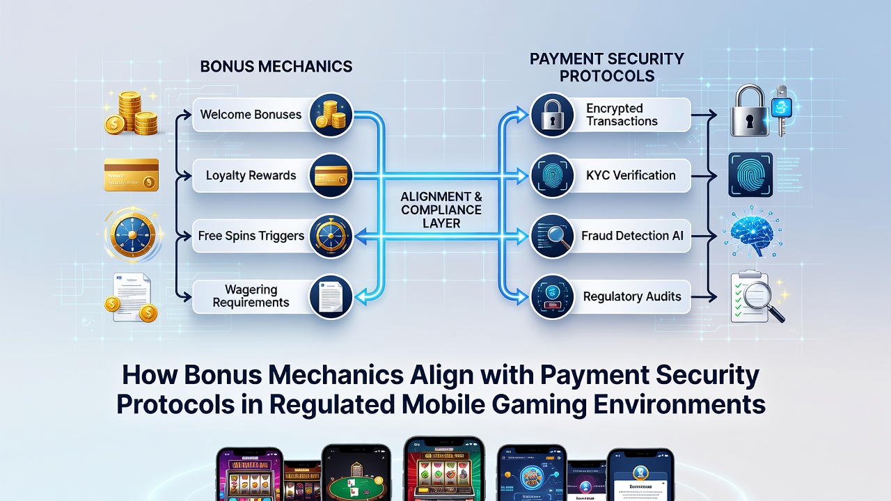Secure mobile payment dashboard displaying bonus verification and encrypted transaction details